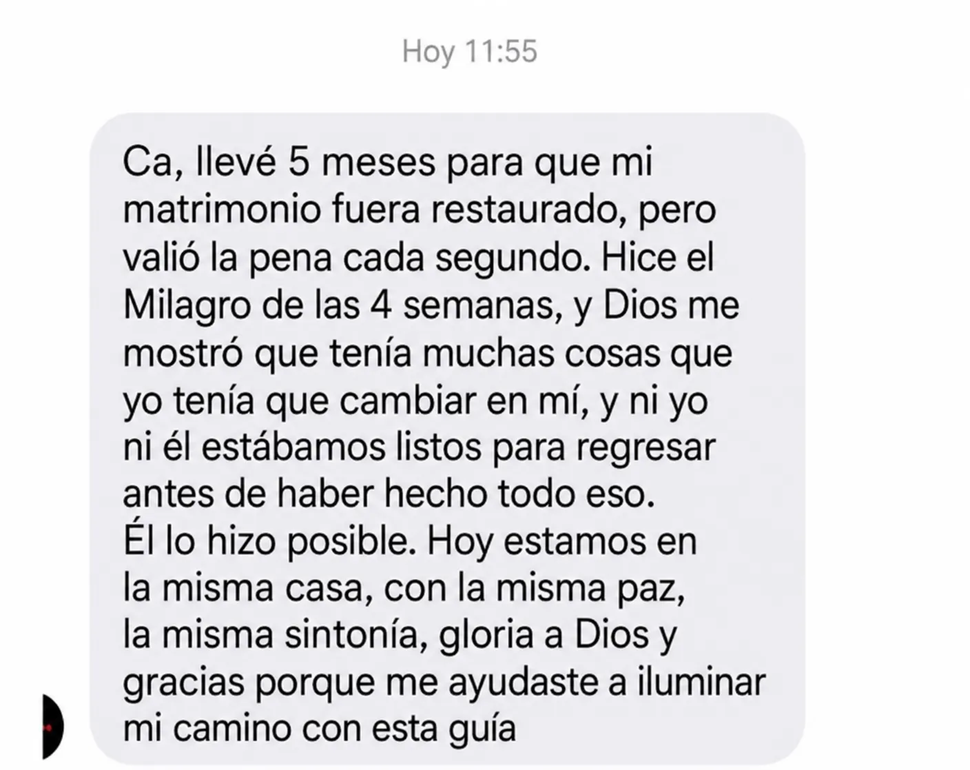 Testimonio de pareja